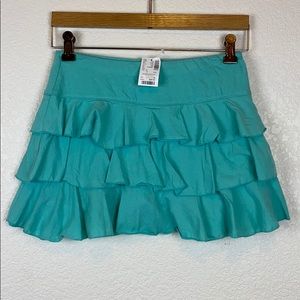 Limited Too Ruffle Skirt Blue Girls Size 12 NEW